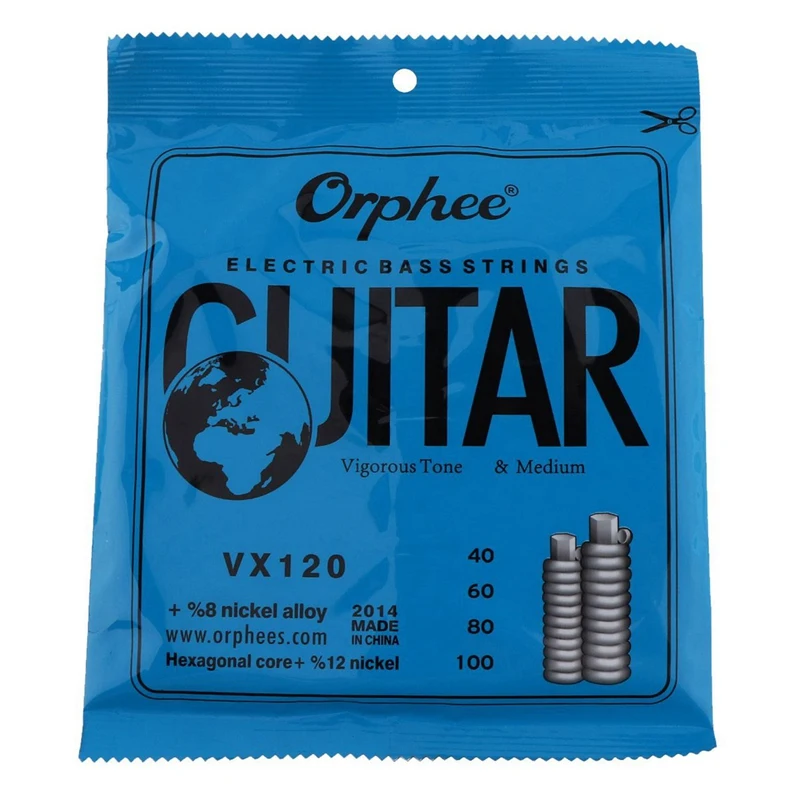 Orphee 6 шт. акустические гитарные струны TX620-S и 4 VX120 бас-струны 040-100 из никелевого