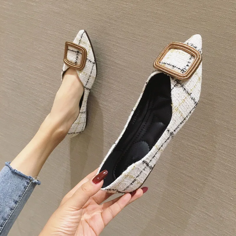 Туфли лодочки женские с острым носком заостренный носок без застежки элегантная