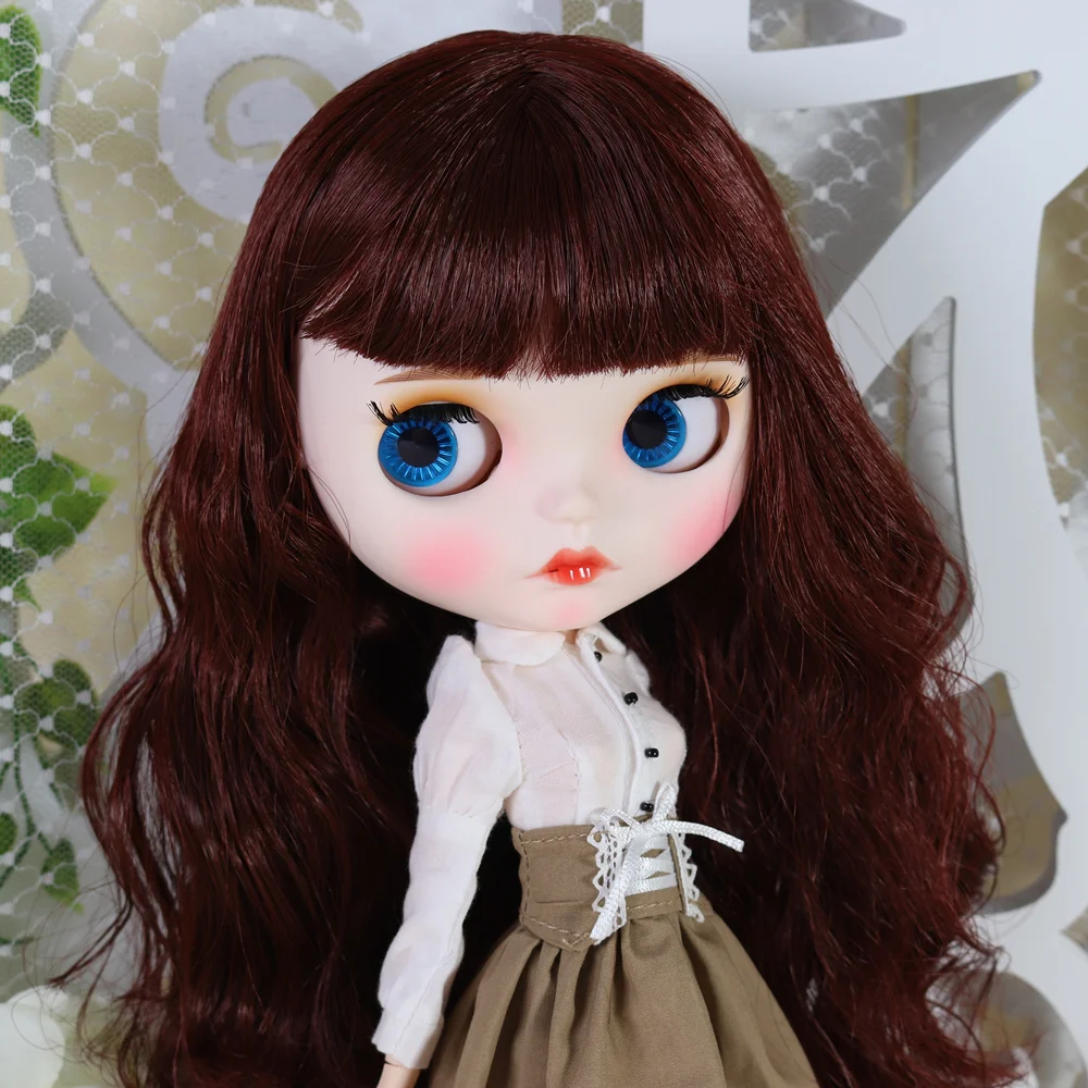 Наряды для Blyth кукольная юбка wiith корсет и рубашка для сустава или резиновое тело винтажная одежда ледяной, pullip, licca
