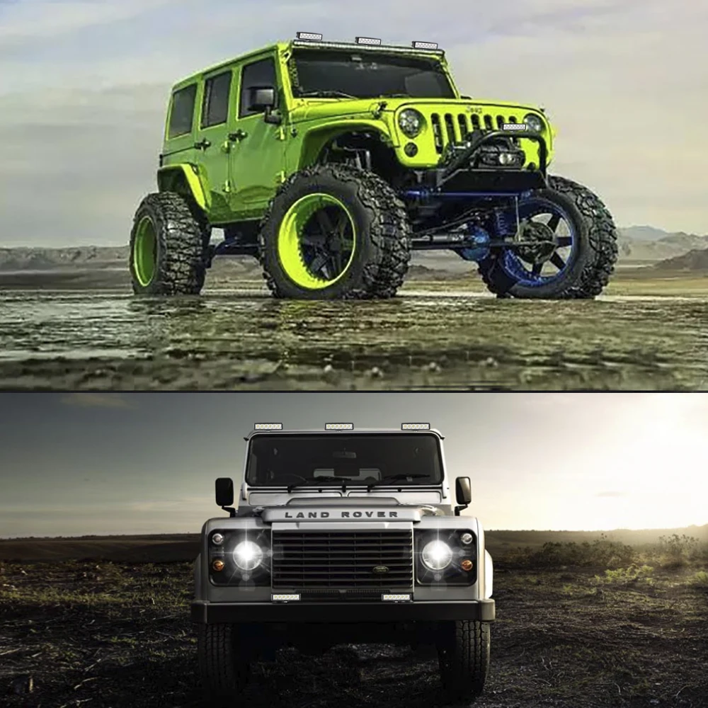 Led-светильник-Бар 18 Вт 48 Вт 42 Вт 54 Вт Светодиодный светильник для 4x4 внедорожника 12В 24В светодиодный рабочий светильник для туман светильник Реверсивный светильник светодиодный Подсветка