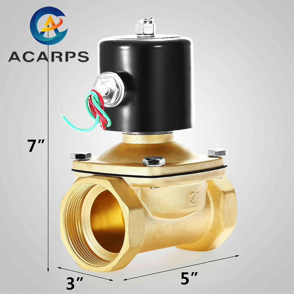 Электромагнитный водяной клапан 2 ходовой 1 5 дюйма в пост. Тока перем. DN40