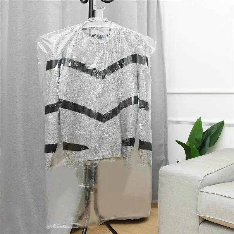 Пылезащитный пластиковый чехол для одежды 50 шт. | Дом и сад