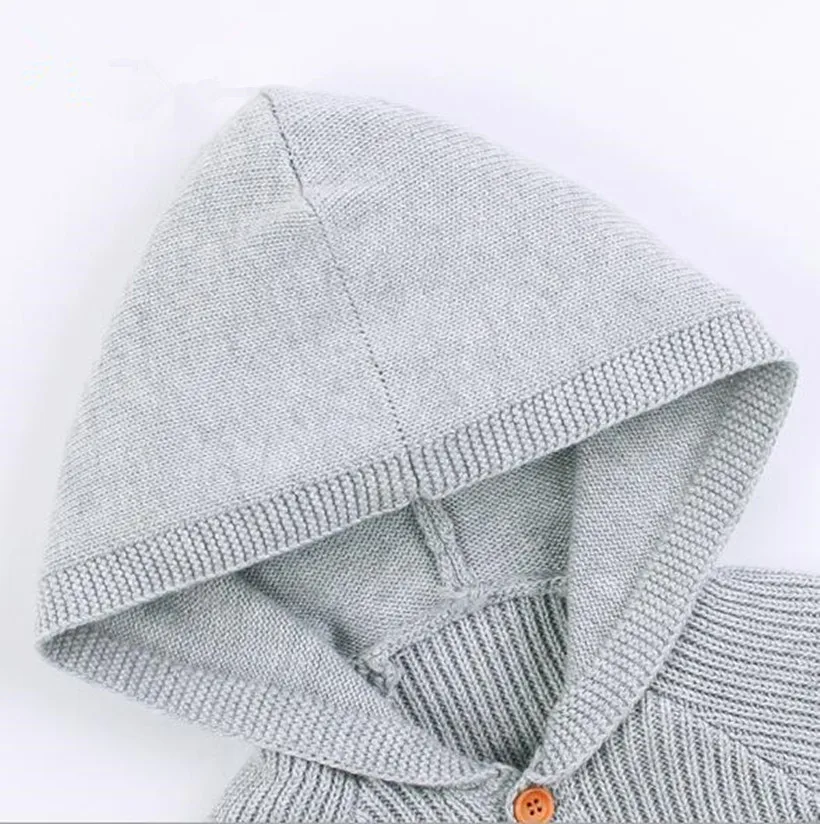 Трикотажный Осенний комбинезон для новорожденных мальчиков и девочек хлопковый