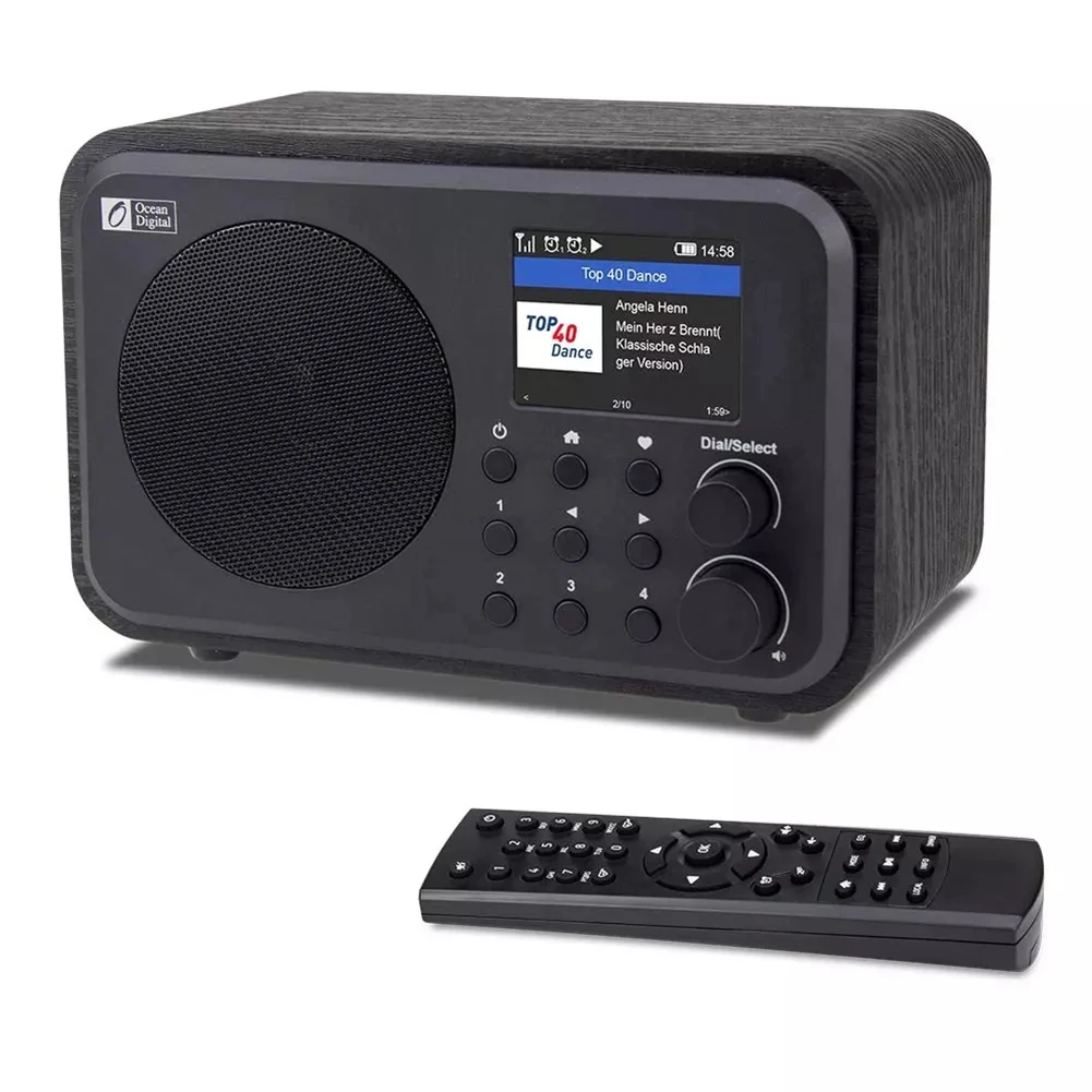 

WiFi Internet Radios WR-336N Portable Digital Radio with Rechargeable Battery, Bluetooth Receiver