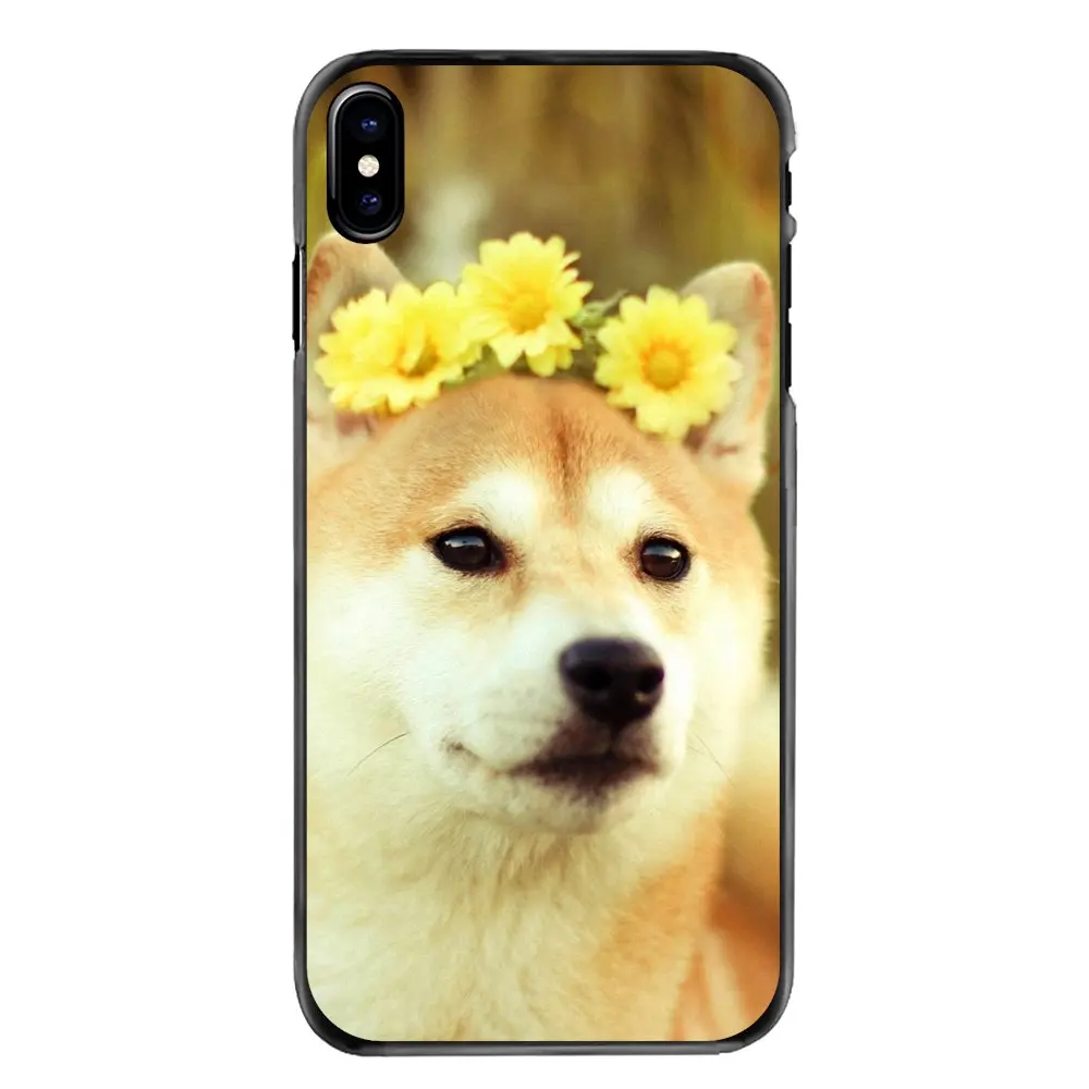 For iPhone 4 4S 5 5S 5C SE 6 6S 7 8 Plus X XR XS Max iPod Touch Happy Doge With It Kawaii Pattern Collage Hard Phone Cover |