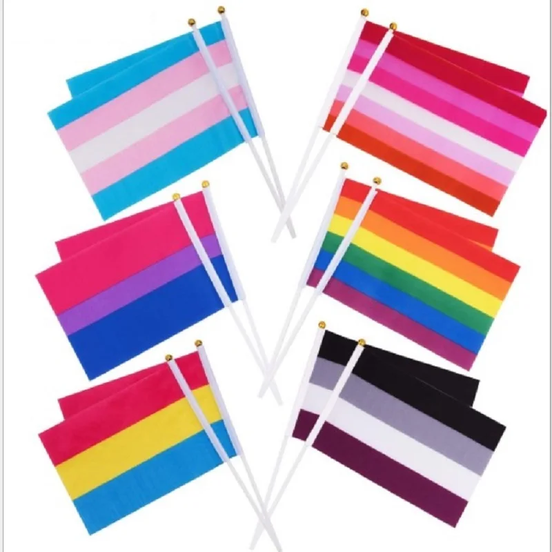 

Для геев, лесбиянок, гомосексуалов, бисексуалов, Радужный Флаг, большой ЛГБТ флаг гордости, открытый баннер, Радужный Флаг Love is Love, 10 шт.