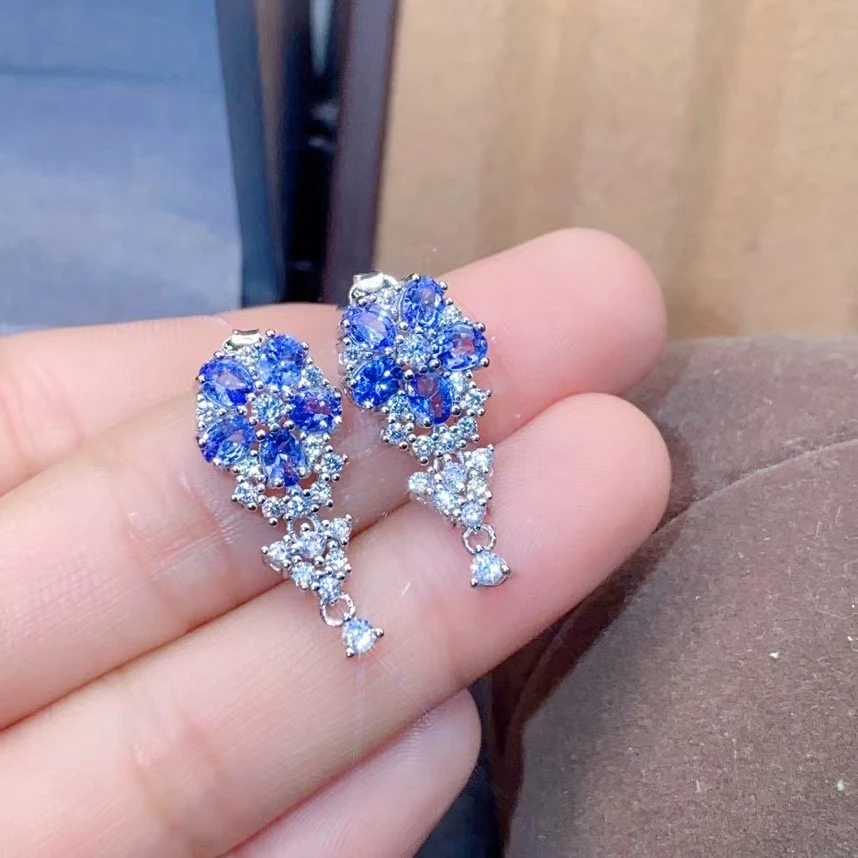 Женские серьги гвоздики KJJEAXCMY классические инкрустированные циркониевые из