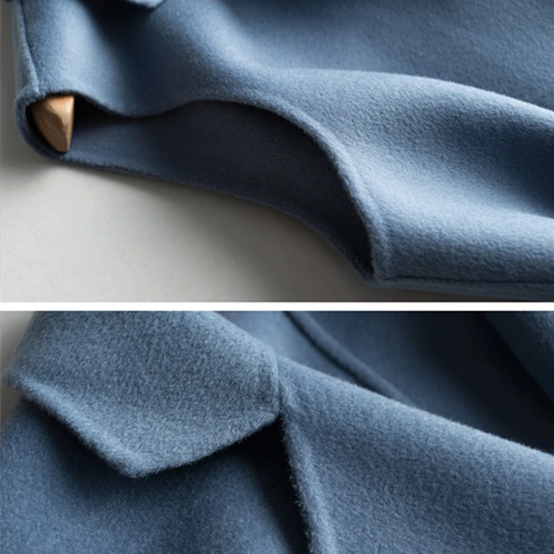 New Spring Autumn 2020 Double faced Wool Vest Women Sleeveless Adjustable Waist Warm Coats Female Real leather Coat | Женская одежда