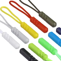 5pc zipper pull puller end fit rope tag replacement clip broken buckle fixer zip cord bag for clothing tent backpack zipper head