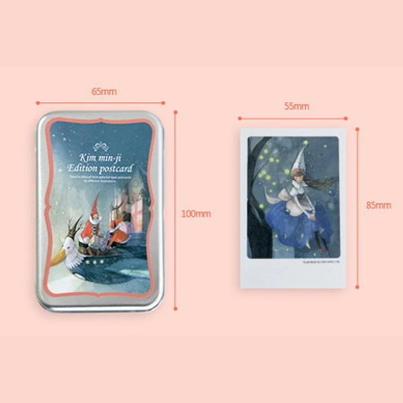 Wonderland серии сказок мини маленькая карта железный ящик ролевые 40 штук вход
