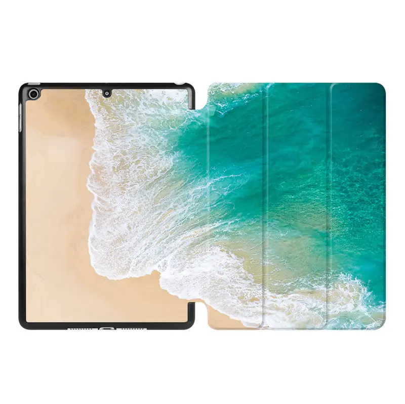 MTT пляжный чехол с принтом для iPad 9,7 дюймов модель A1893 A1954 из искусственной кожи флип-стенд смарт-чехол для iPad 9,7 '' A1822 A1893 - Цвет: IP04