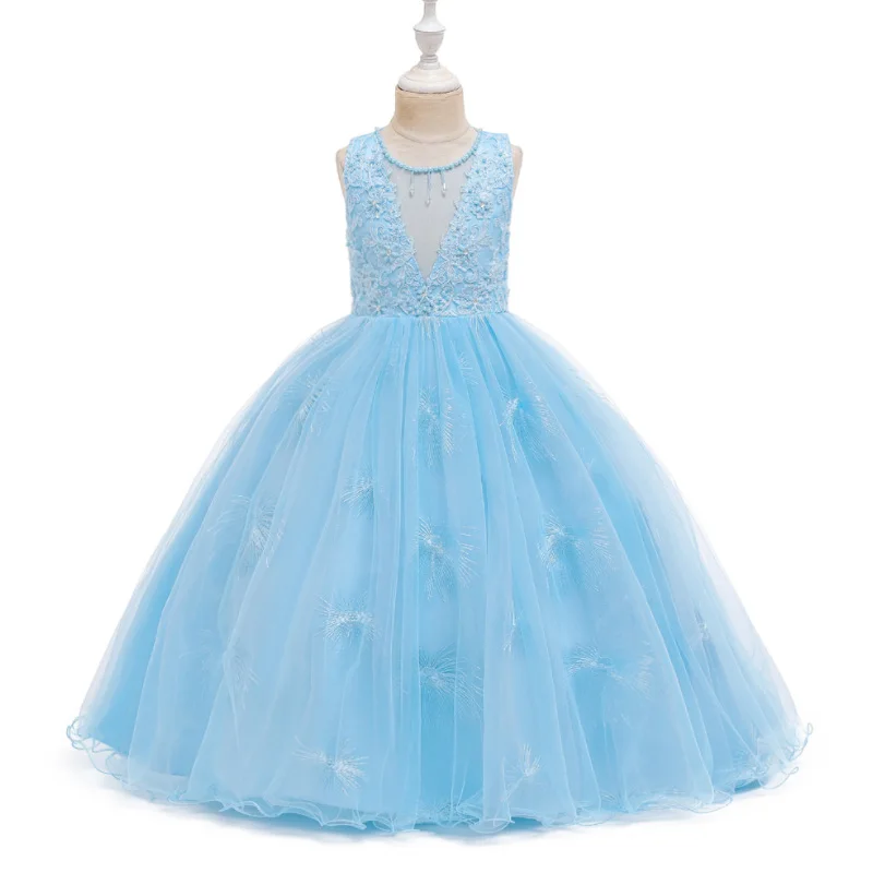 

Long Girl's Dress Princess Dress children's catwalk evening dress Big Children's birthday party clothing