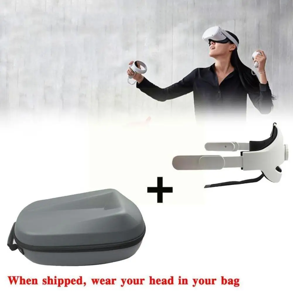 

Suitable For Quest 2 White Headstock And Gray Special Bag Suitable For Quest 2 White Headstock + Special Bag O1l5