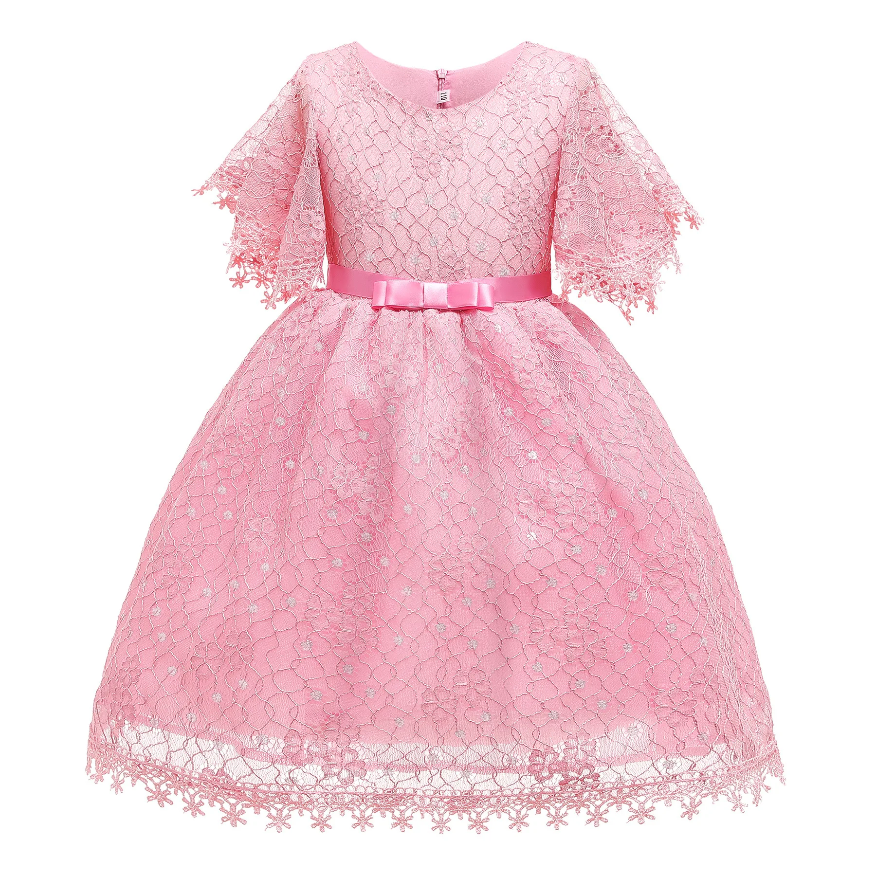 Girls Dress Sleeveless Lace Princess Kids Dresses For Birthday Party Evening Ball Gown Children Clothes 2 8 10 Years | Детская одежда и