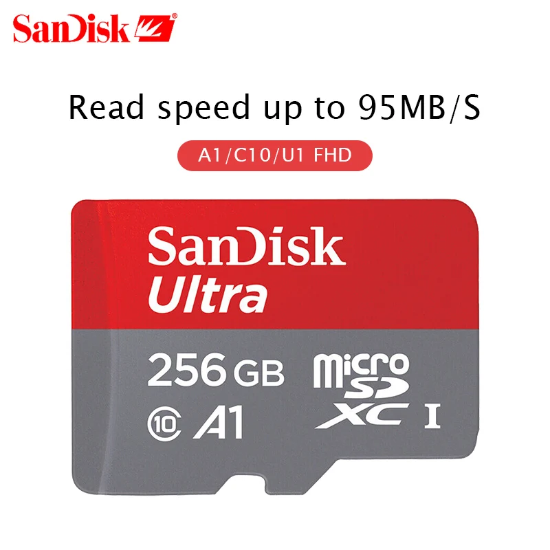 SanDisK UHS-I Micro SD карта A1 16 ГБ 32 64 128 b512гб до 100 МБ/с./с TF SDHC/SDXC Новое поступление памяти