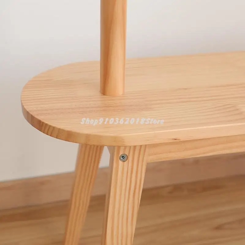 Простая деревянная подставка для обуви подвесная вешалка одежды |