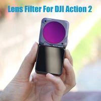 dji action 2 lens filter sports camera filter aluminium optische glazen lens action 2 uv cpl ndpl filters for dji osmo action 2