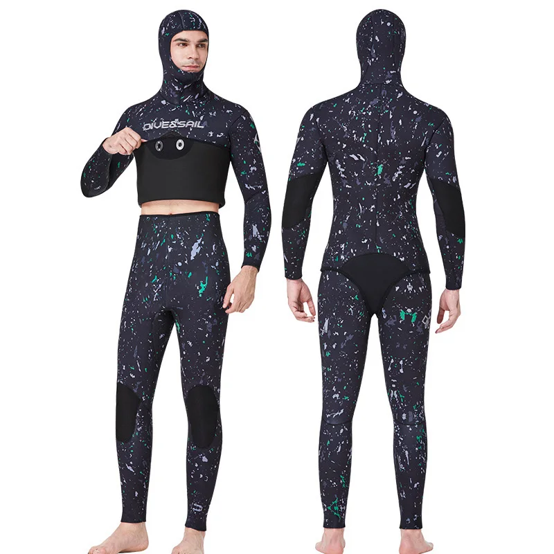 

Swimming Wetsuit Men'S Wetsuit Surfing Jumpsuit Equipment Split Scuba Snorkeling Swimsuit Training