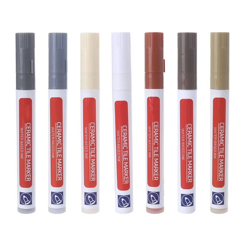 

Multipurpose Tile Paint Marker Floor Paint Maker Grout Pen Tile Grout Pen 7 Kinds of Colors Long Lasting Ink Non-toxic