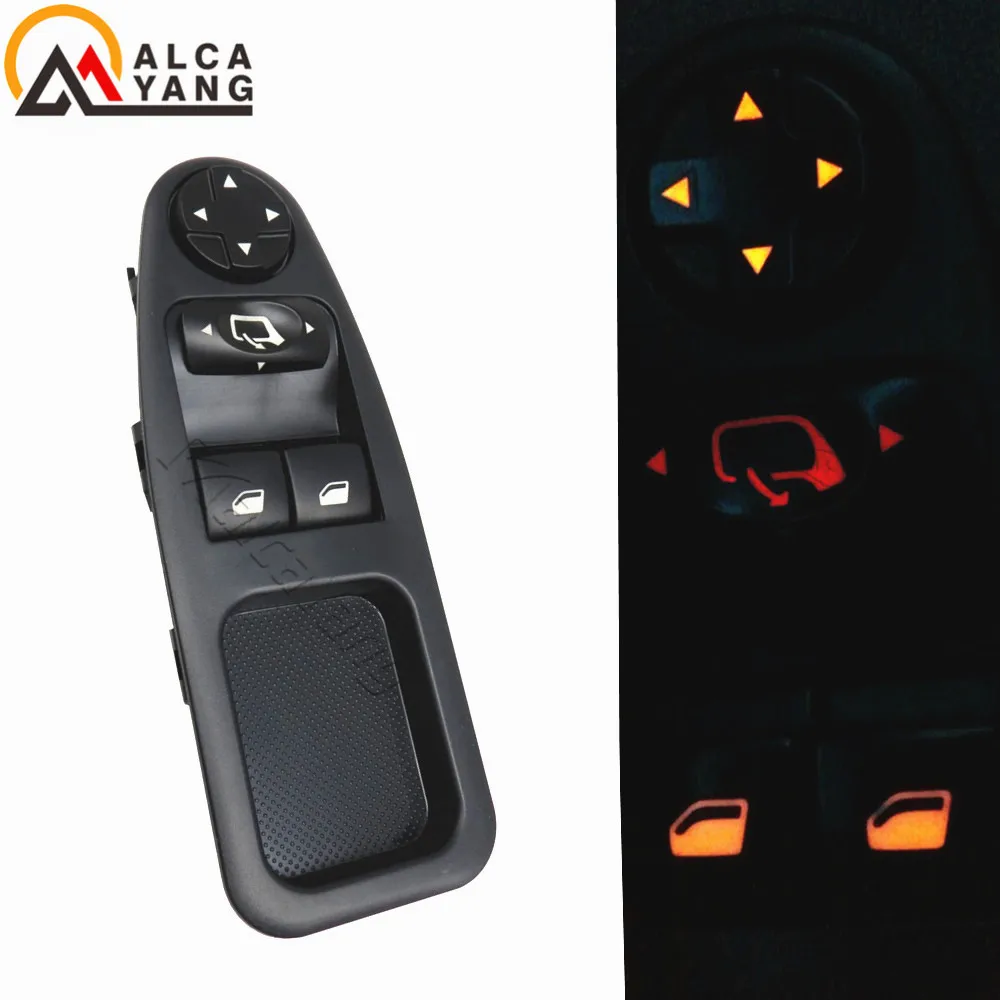 

6554.ZJ For Fiat Scudo Citroen Jumpy Citroen Dispatch Peugeot Expert Master 2007 - 2016 Power Window Switch Control Button