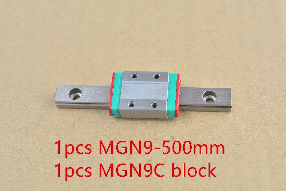 

MR9 9mm linear rail guide MGN9 length 500mm with MGN9C or MGN9H block miniature motion way 1pcs