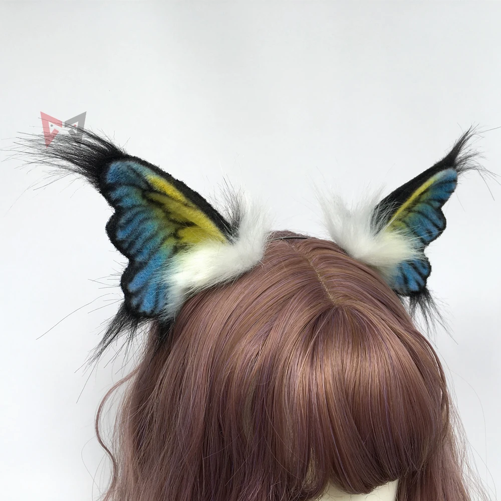 Новый оригинальный дизайн обруч для волос с принтом бабочки головная повязка