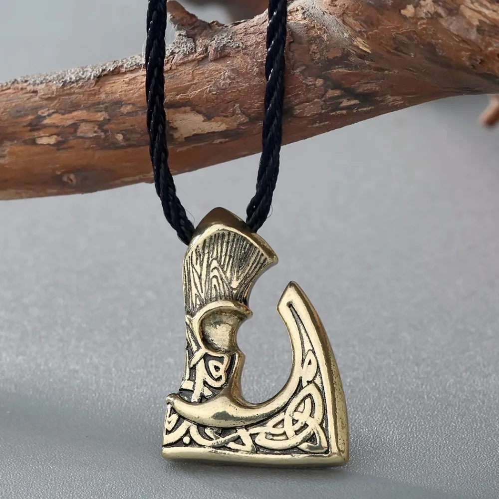 Большая подвеска в виде топора этническое ожерелье для женщин подарок