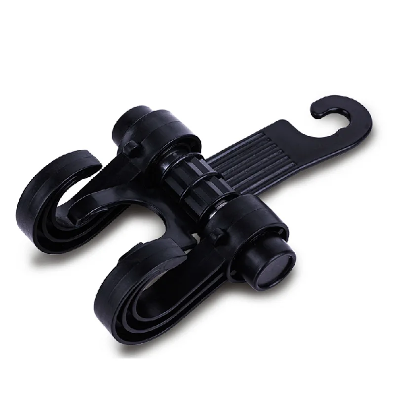 

Swivel Car Seat Back Hook Multi-functional Metal Auto Car Seat Headrest Hanger Bag Hooks 180 Degree Holder for Purse Bracket
