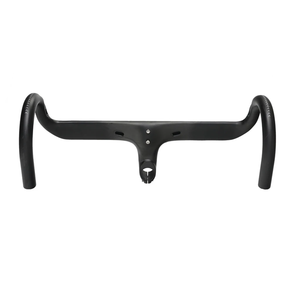 Цена Интегрированный руль из углеродного волокна TOSEEK со стержнем, изогнутый руль для дорожного велосипеда, велосипедный руль UD, матовый/блестящ...