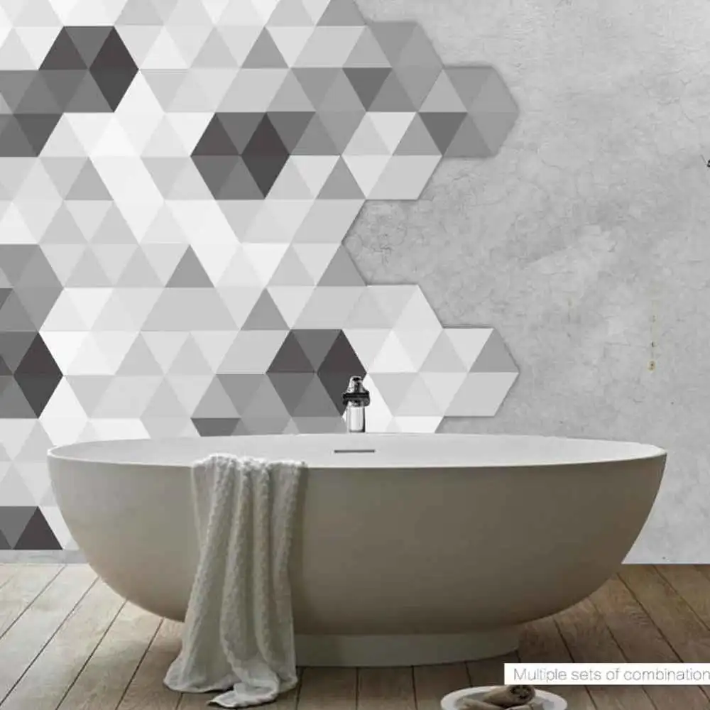 10 шт. водонепроницаемых наклеек на стену наклейки для плитки напольные сине