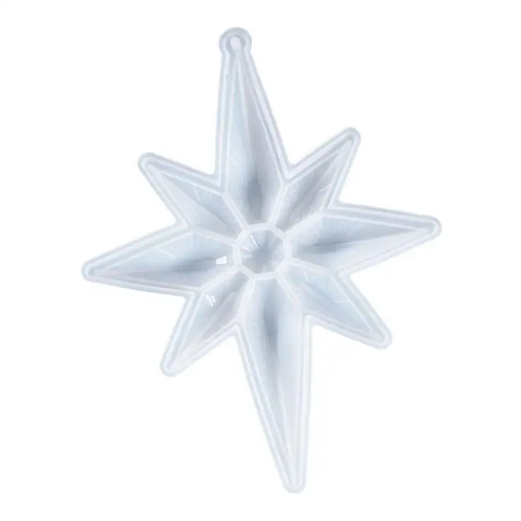 Transparent Silicone Mould Resin Decorative Craft DIY Octagonal star color lights Mold epoxy resin molds for jewelry | Украшения и