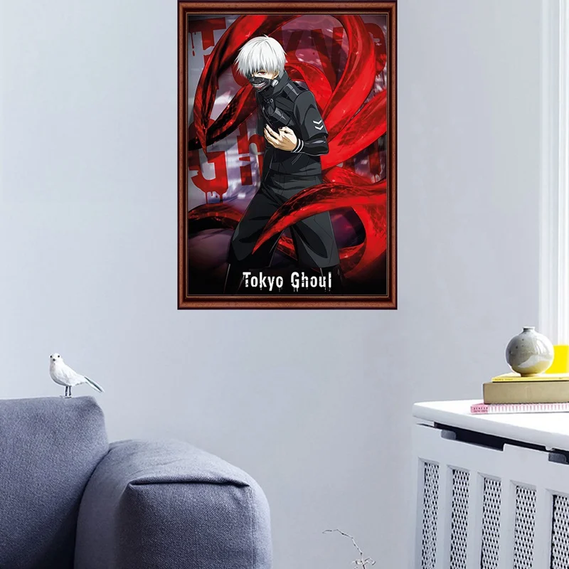 Классический Анимация одежда с надписью Tokyo Ghoul плакат для косплея канеки кэна
