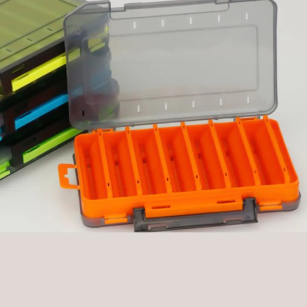 

Large Capacity Fishing Tackle Box Double Sided High Strength Baits Lure Hook Storage Box Portable Organize Case Fishing Tackle