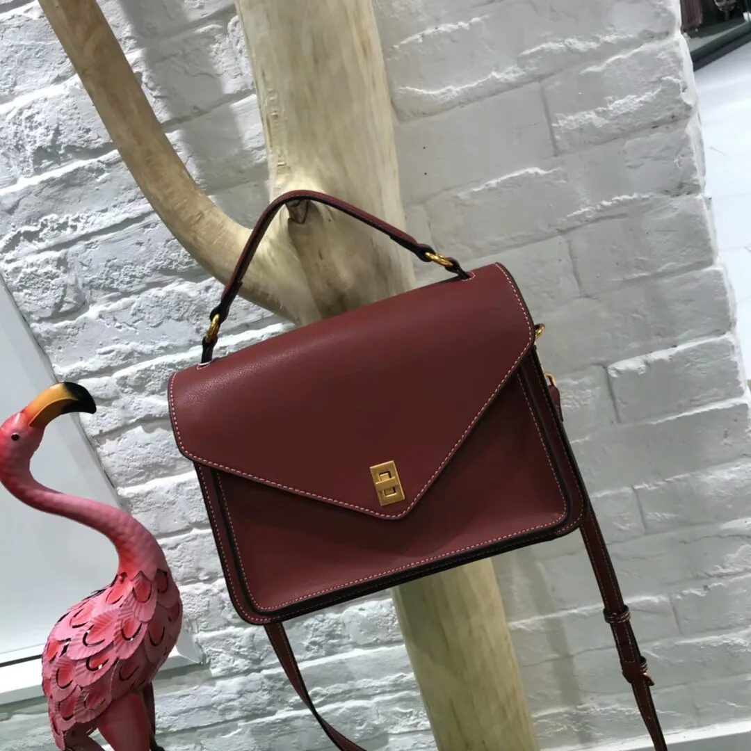 Женские сумки 2020 Ретро сумка почтальона из воловьей кожи на одно плечо Наклонная