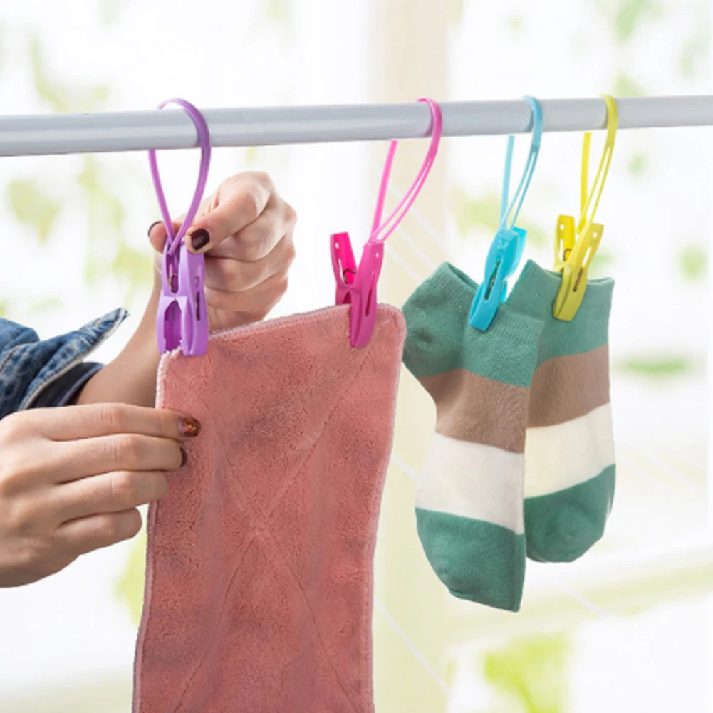 Детские заколки-клипсы веревка для белья вешалка с зажимом | Дом и сад