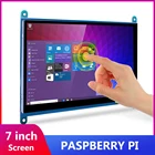 ITINIT R38 7 дюймов Raspberry Pi 4B 3B +3B сенсорный Экран 16:9 ЖК-дисплей HDMI Дисплей  Держатель для портативных ПК Nvidia Jetson Nano