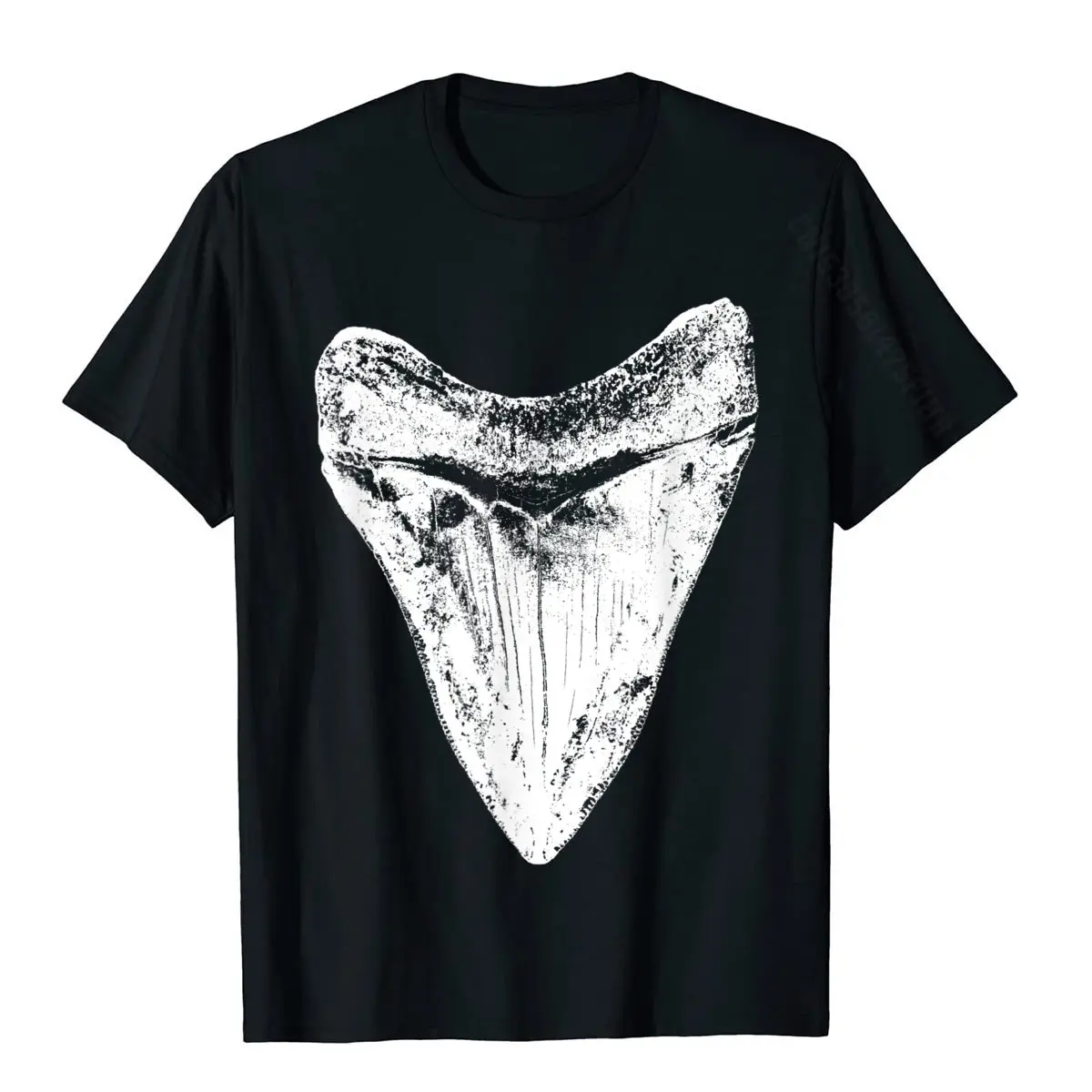 Megalodon Shark Tooth T-Shirt | Meg Sharks Teeth Gift TShirt T Shirt Casual Classic Cotton Tops & Tees Europe For Men