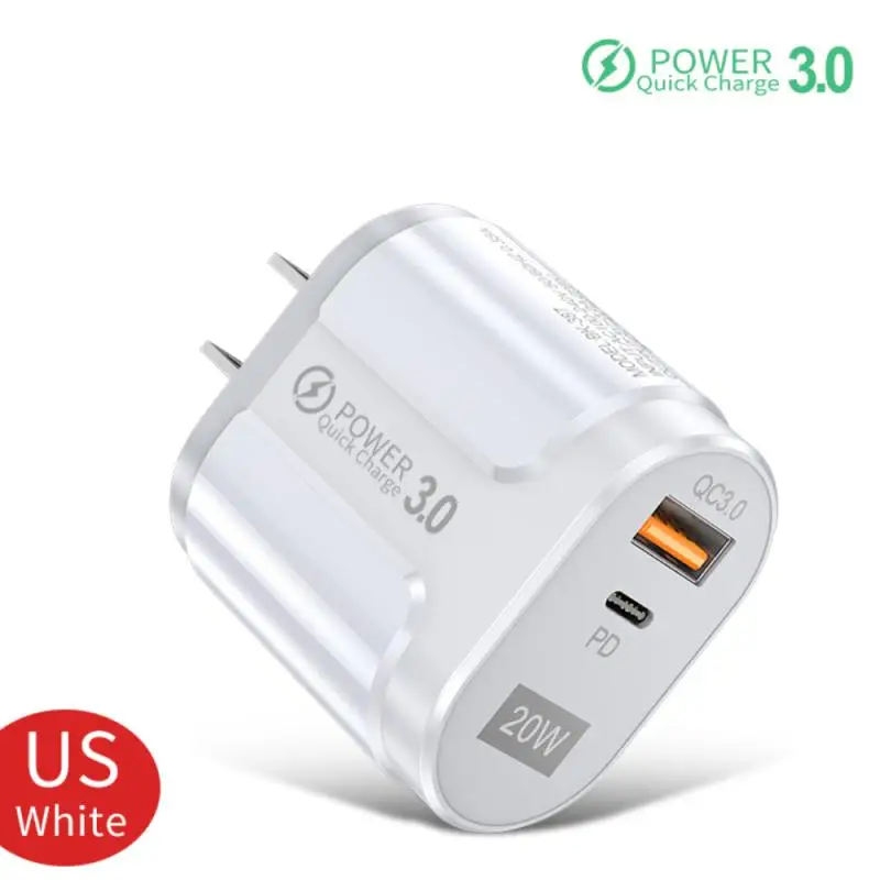 

PD20w Charger Fast Charging Charging Head Type C PD Fast Charging Suitable For IPhone 12/Xiaomi/Samsung/HUAWEI/USB Wall Charger
