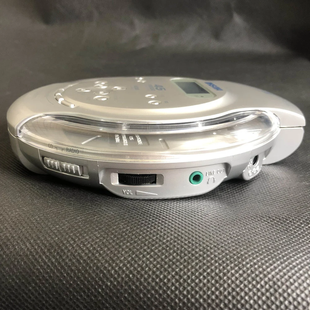 Portable Walkman CD player high-quality music system shockproof LCD earphone with 3.5mm audio interface cd-r-rw disc playing | Электроника