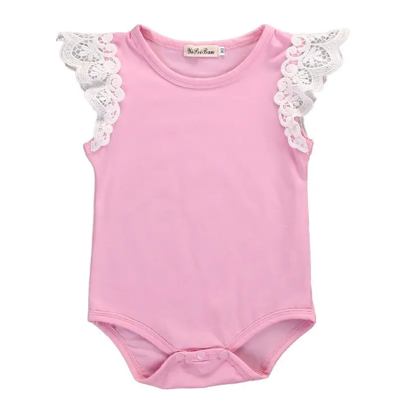 

Cute Newborn Infant Baby Girls Lace Ruffles Rompers Bebe Bodysuit Kids Clothes Leopard Tops