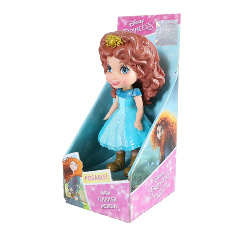 merida Disney платье принцессы «Холодное сердце» 2 фигурка Анна Эльза, Белль София «Ариэль» карнавальные костюмы Белоснежки, Золушки Рапунцель Фигурки игрушки Рождественский подарок - Цвет: merida