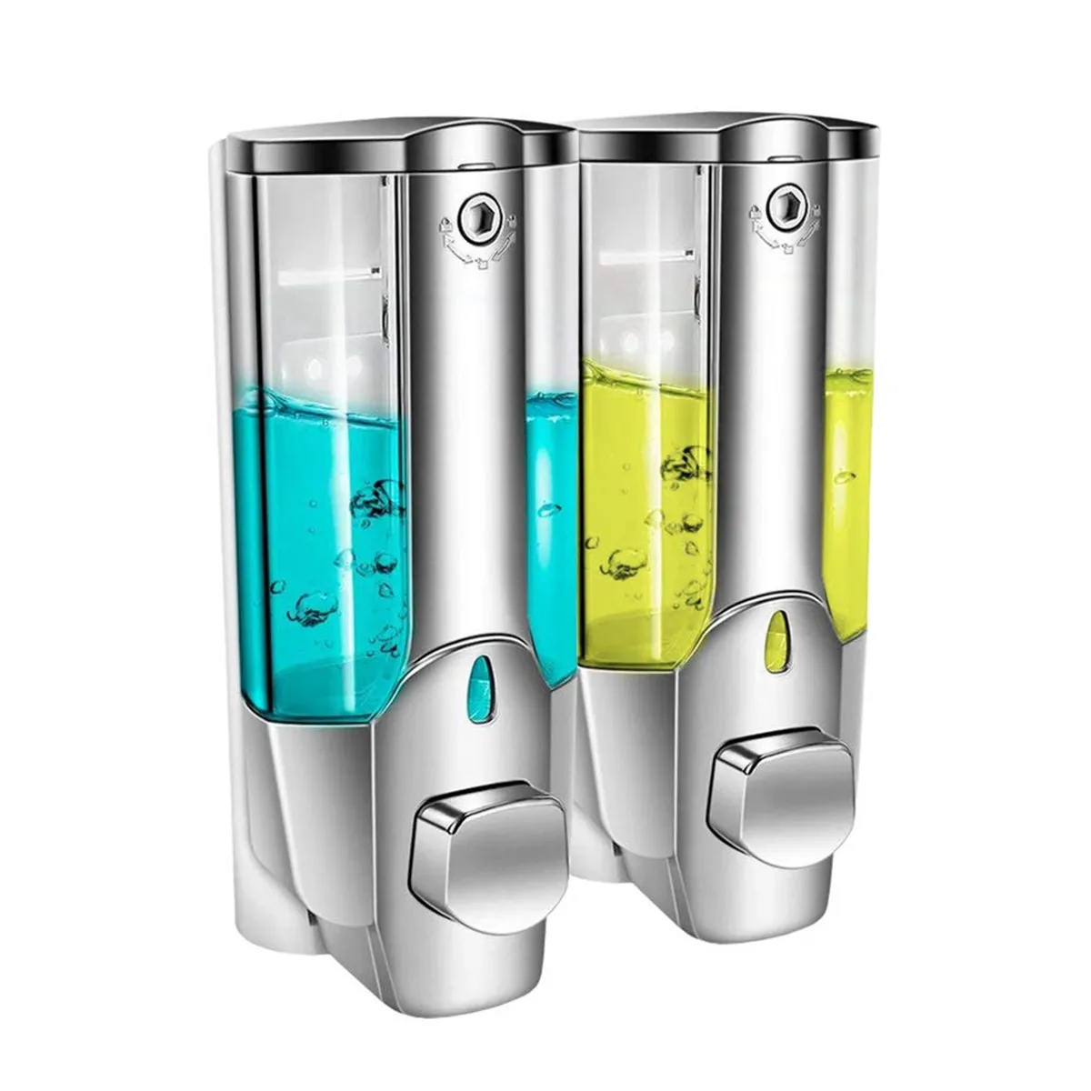 

350ml Hand Soap Dispenser Wall Mount Shower Shampoo Dispensers Containers with Lock for Bathroom Washroom Hand Soap Dispenser