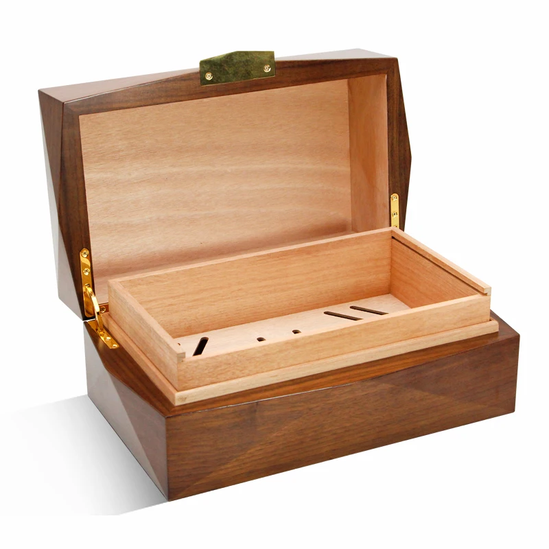 Деревянный шкаф для сигар коробка монтесто-Кристо дома подходит 60 роскошная с