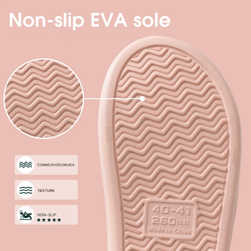 

2021 New Slippers Women's Summer Home Indoor Bathroom Soft Comfortable Bottom Home Hotel Men's Home Cool Slippers Couple Shoes