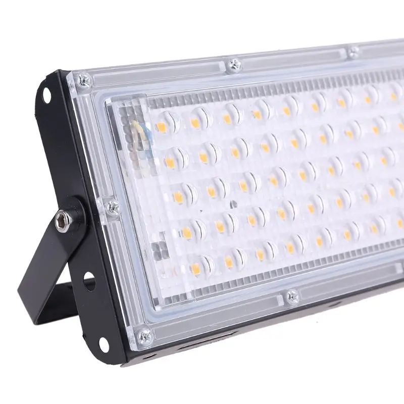 

LED Floodlight Outdoor Spotlight 50W Wall Washer Lamp Reflector IP65 Waterproof Lighting Garden RGB Flood Light AC 220V 240V