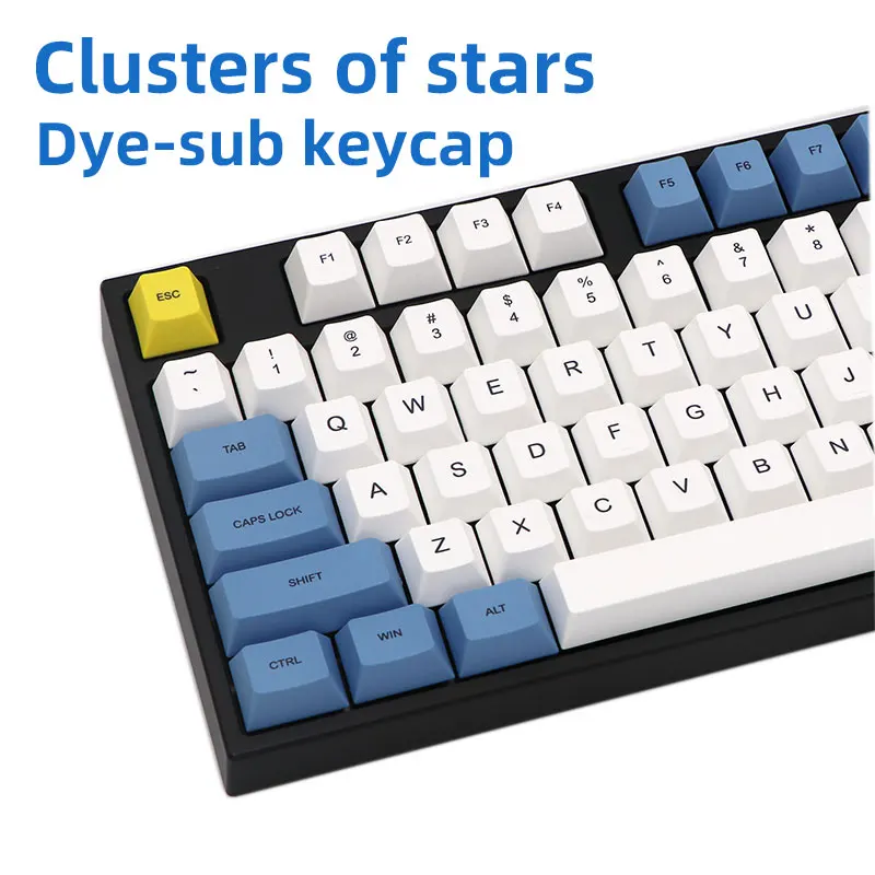 Clusters of stars Ethermal Dye сублимационные шрифты PBT keycap для 61/64/68/84/87/96/104/108 механической