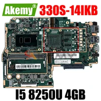 akemy for lenovo 330s 15ikb notebook motherboard cpu i5 8250u ram 4gb ddr4 tested 100 working new product