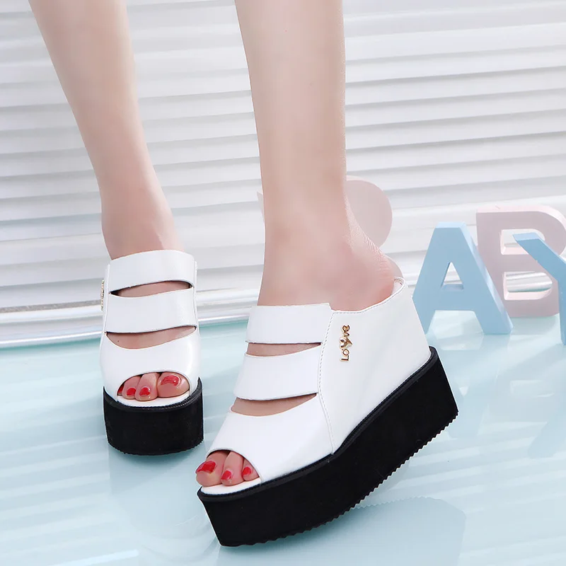 

Women Sandals Wedges Shoes for Woman High Heels Sandals Summer Shoes 2019 Flip Flop Chaussures Femme Platform Sandals