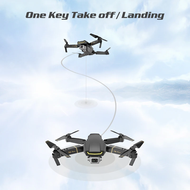 Радиоуправляемый квадрокоптер Global Drone с камерой FPV радиоуправляемые игрушки