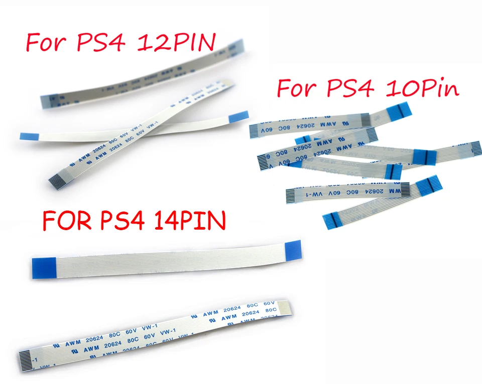 2 шт. для Sony Dualshock 4 PS4 контроллер 10pin 12 pin 14pin Зарядный Кабель выключателя питания